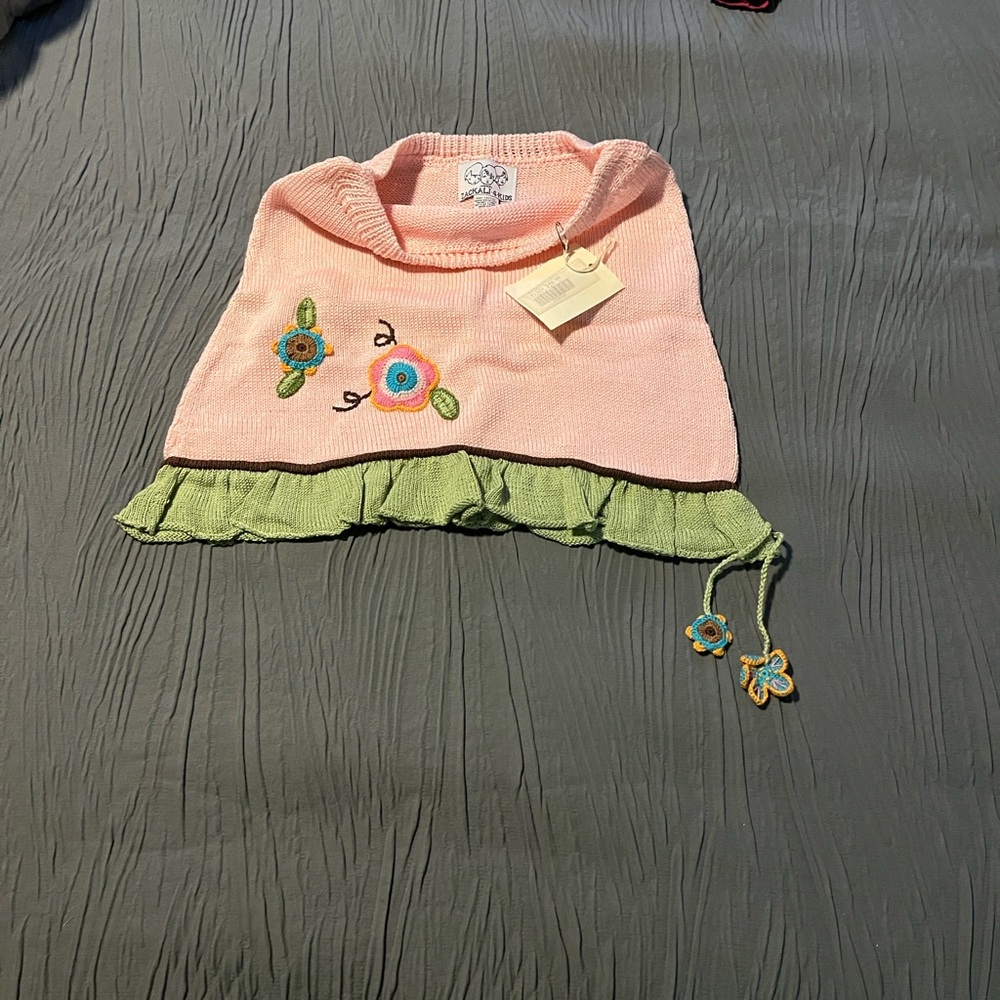 Zackali 4 Kids Pink and Green Skirt